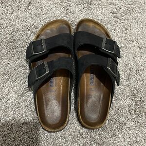 Birkenstock Arizona Slide - Black- Size 8-8.5